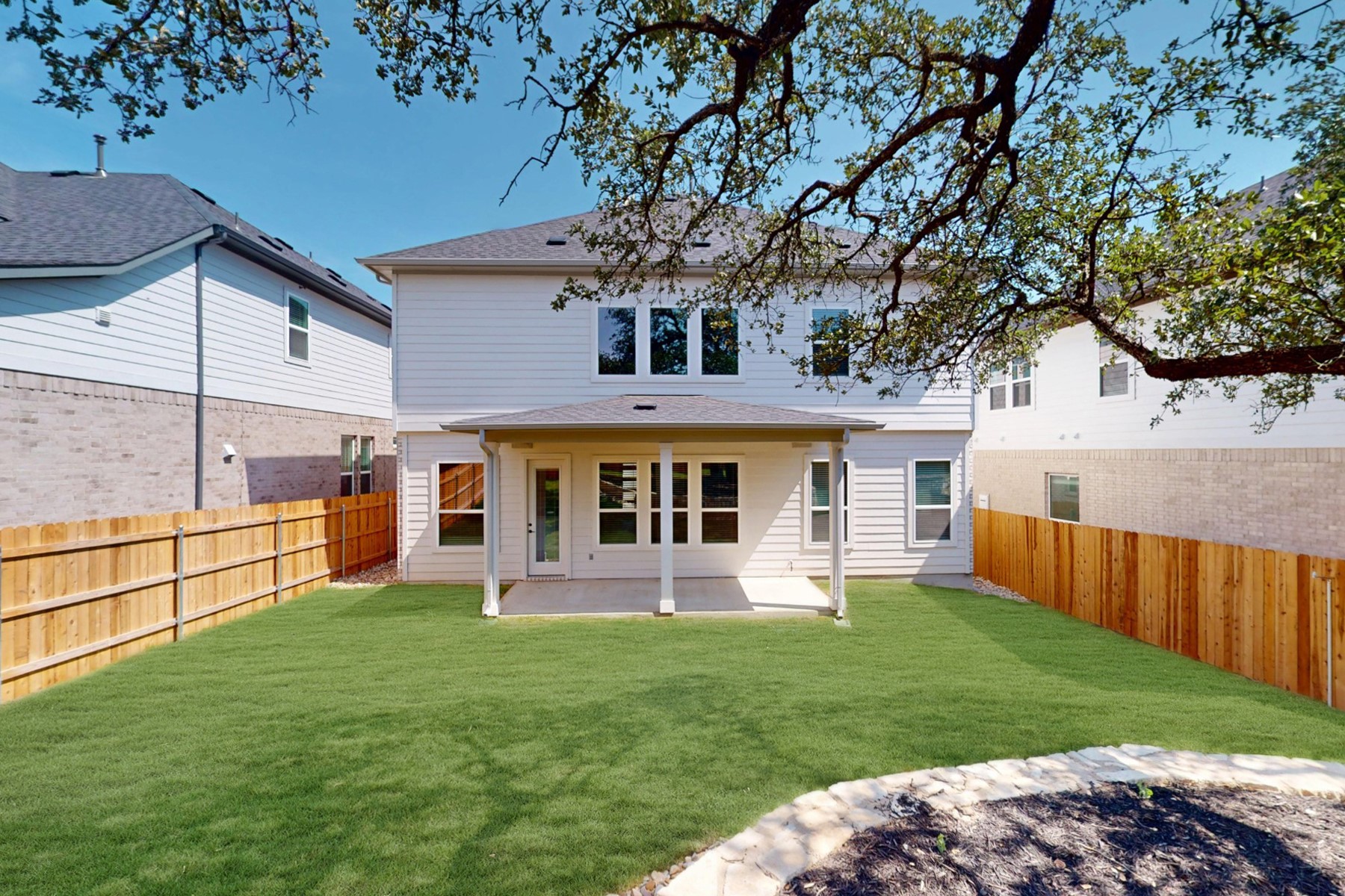 3679 Prosper Road Leander, TX 78641 - Photo 33 of 40 a front view of house with yard and green space