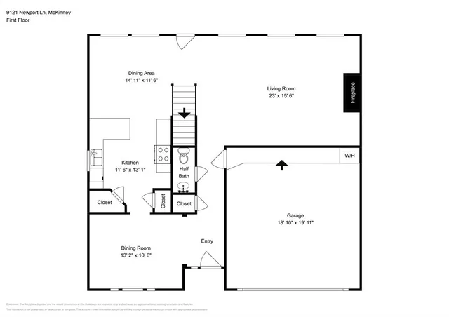 $2,390 | 9121 Newport Lane, McKinney, TX 75071