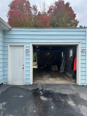 a view of a car garage