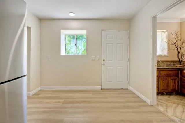 a aerial view of a house with a yard
