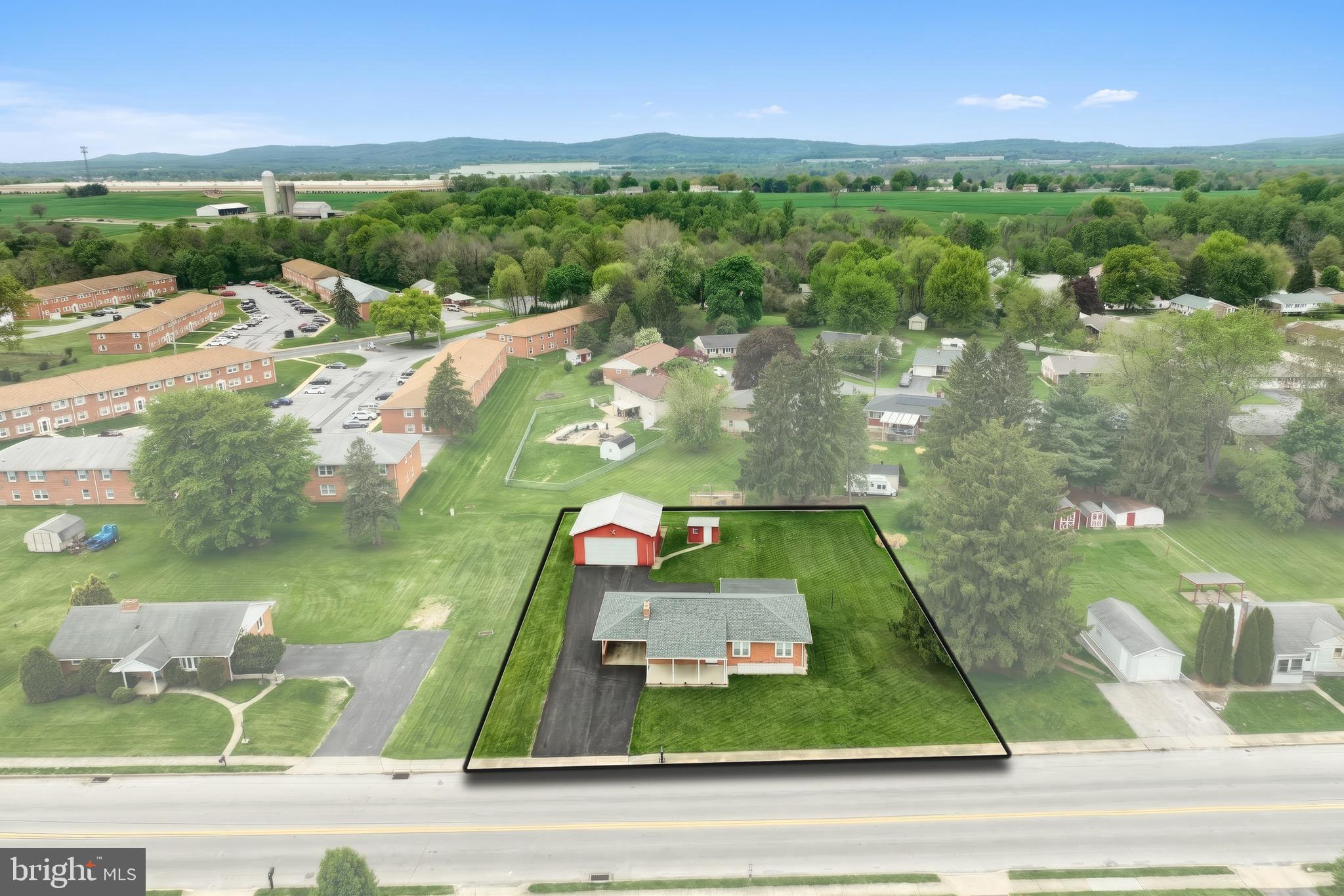 256 North Main Street Manchester, PA 17345 - Photo 36 of 38 an aerial view of a yard