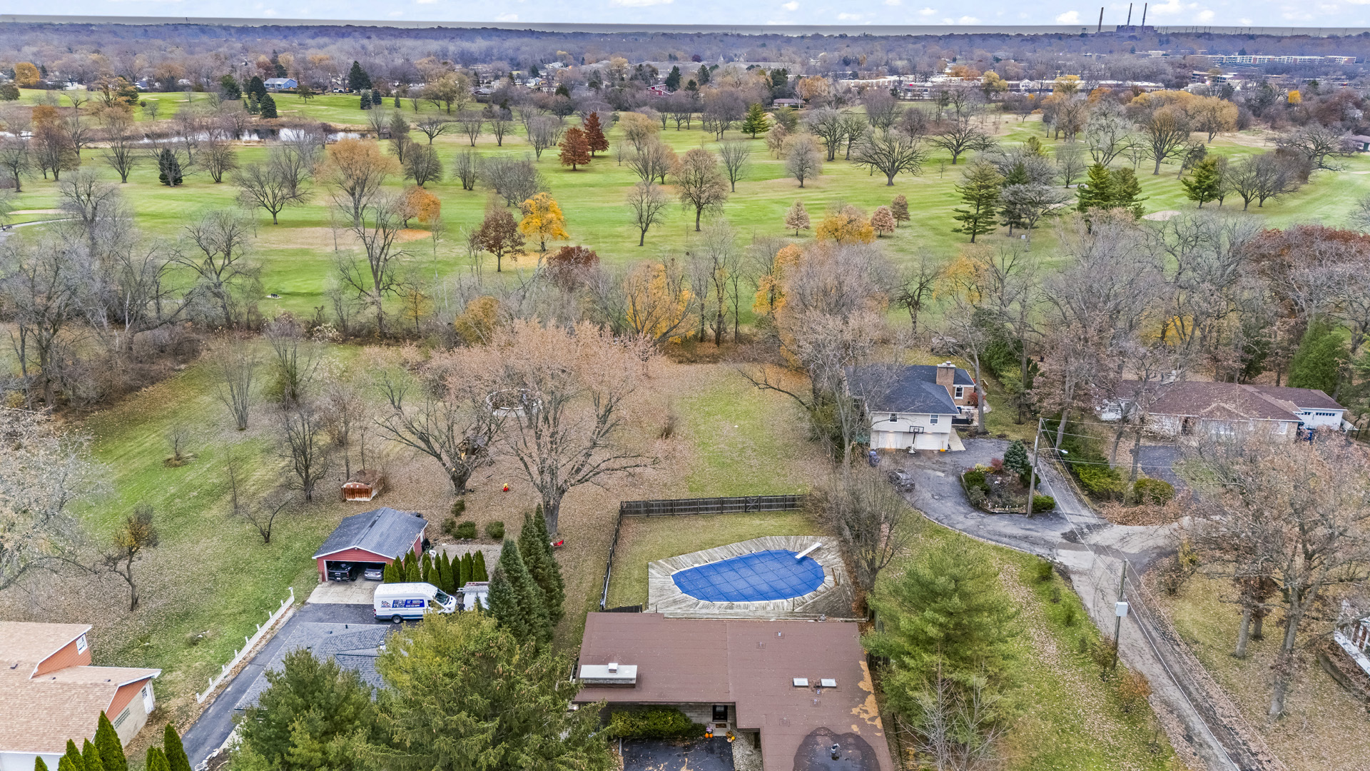 2345 North McAree Road Waukegan, IL 60087 - Photo 5 of 40 an aerial view of residential house with outdoor space and lake view