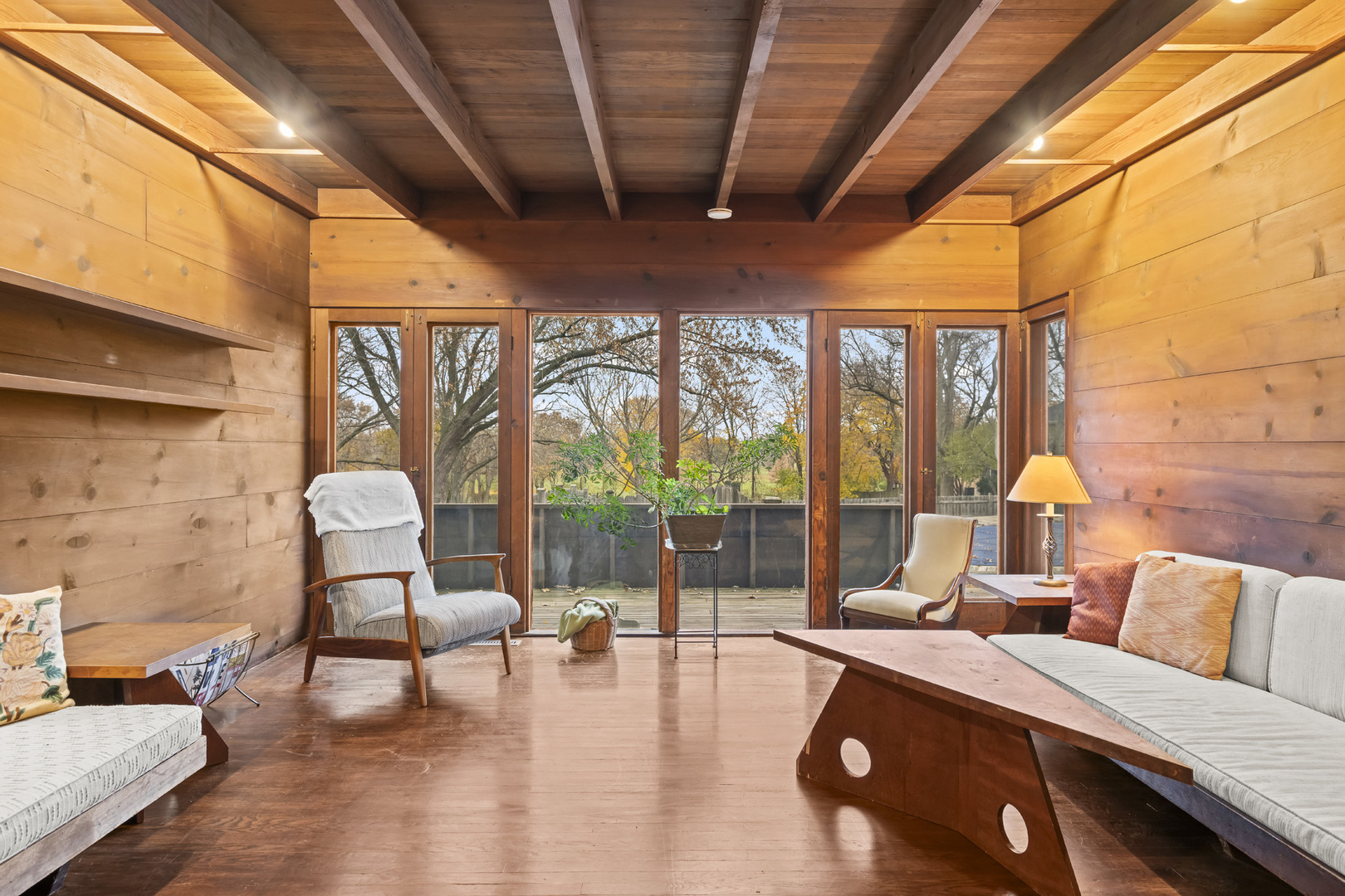 2345 North McAree Road Waukegan, IL 60087 - Photo 9 of 40 a living room with furniture and a floor to ceiling window