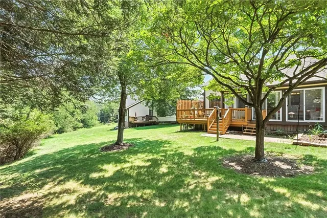 a house with lots of trees