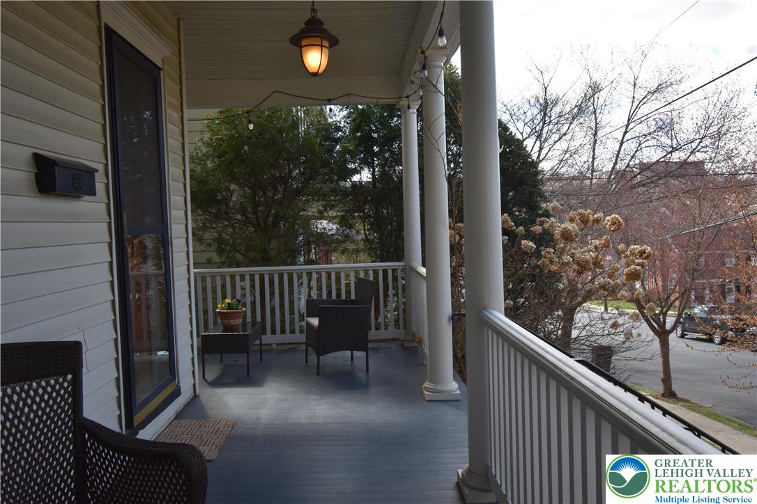 715 Coleman Street Easton, PA 18042 - Photo 5 of 38 a view of a balcony with chairs