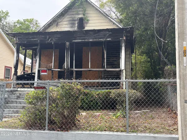 front view of a house with a porch