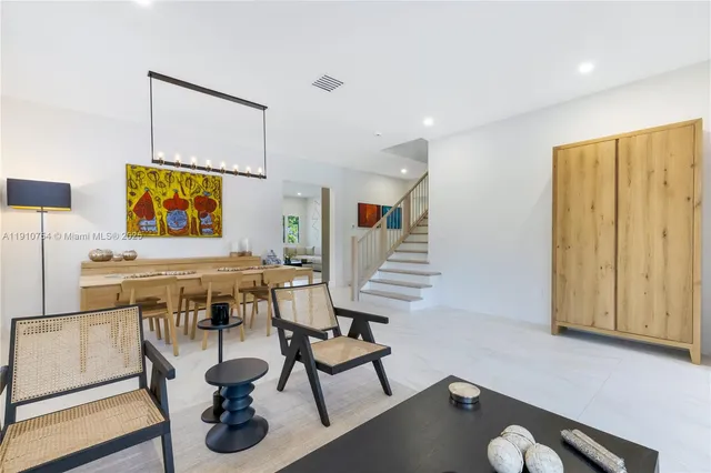 a room with furniture and window