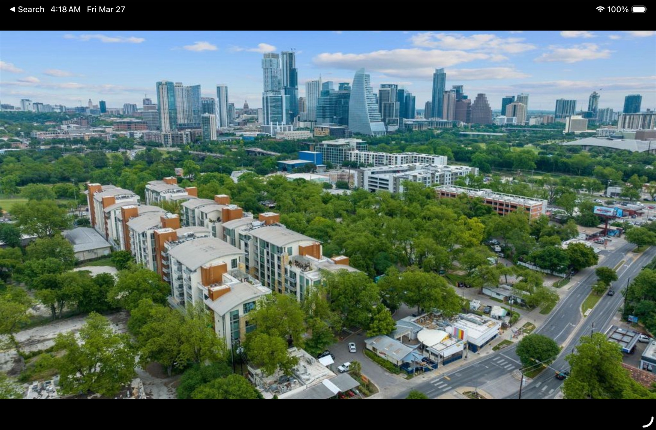 1600 Barton Springs Road, Unit 1301 Austin, TX 78704 - Photo 17 of 27 a view of a city with tall buildings
