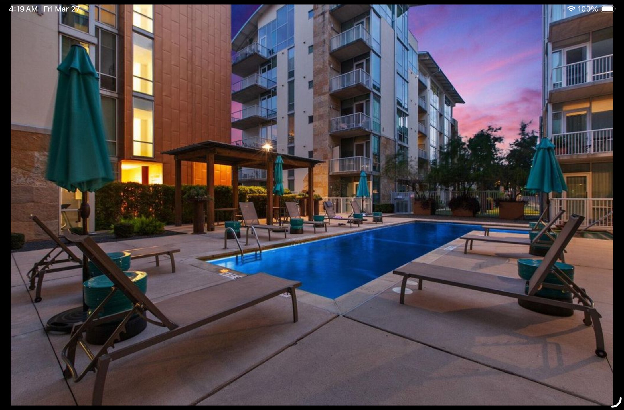 1600 Barton Springs Road, Unit 1301 Austin, TX 78704 - Photo 8 of 27 a view of a building with sitting area