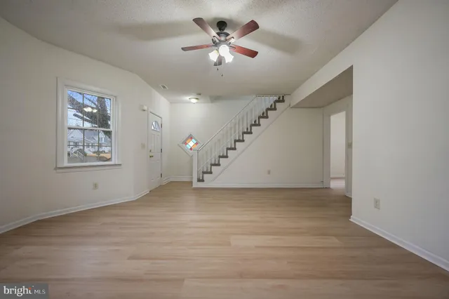 wooden floor in an empty room