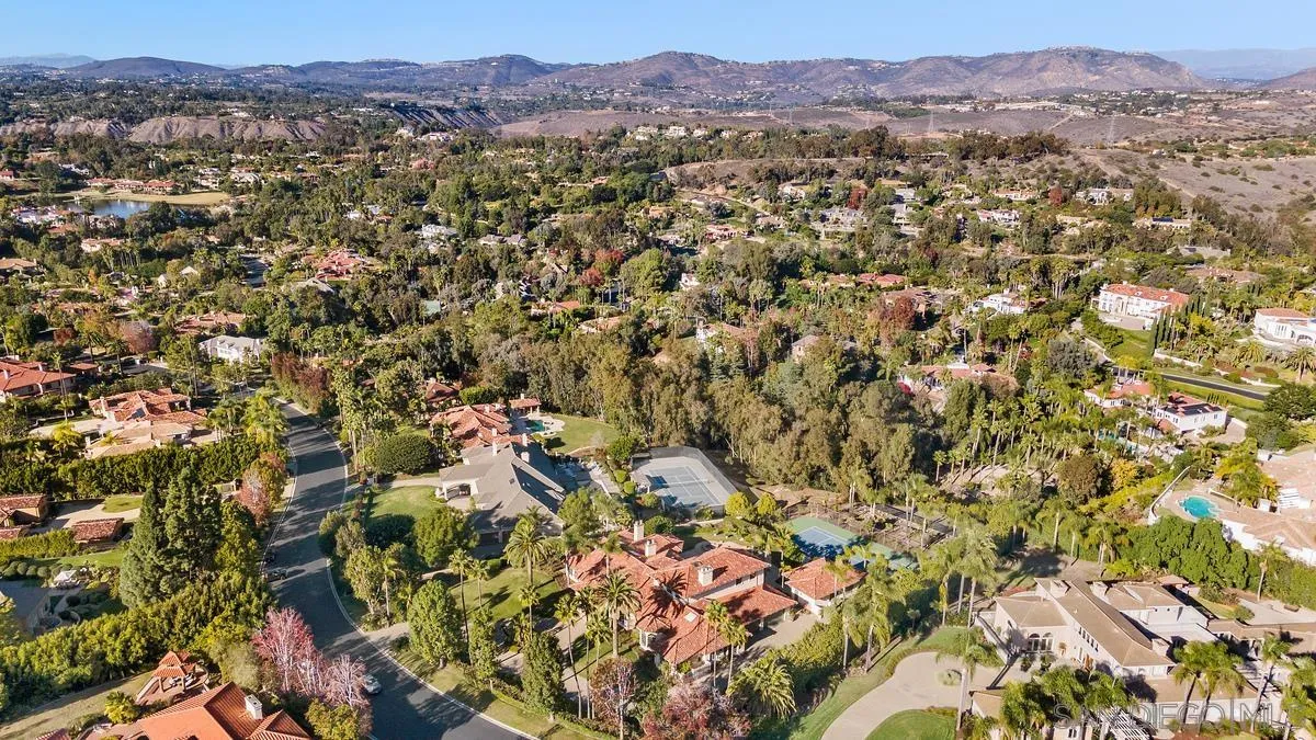 17178 Circa Oriente Rancho Santa Fe, CA 92067 - Photo 24 of 27 an aerial view of residential house and sandy dunes