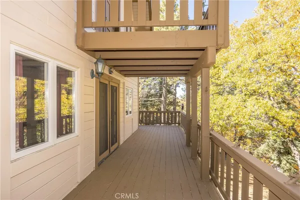 a view of a porch