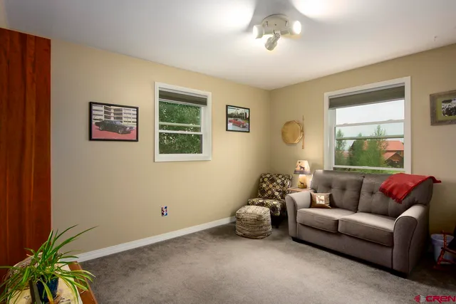 a view of a bedroom with closet