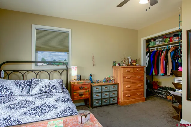 an aerial view of a house having yard