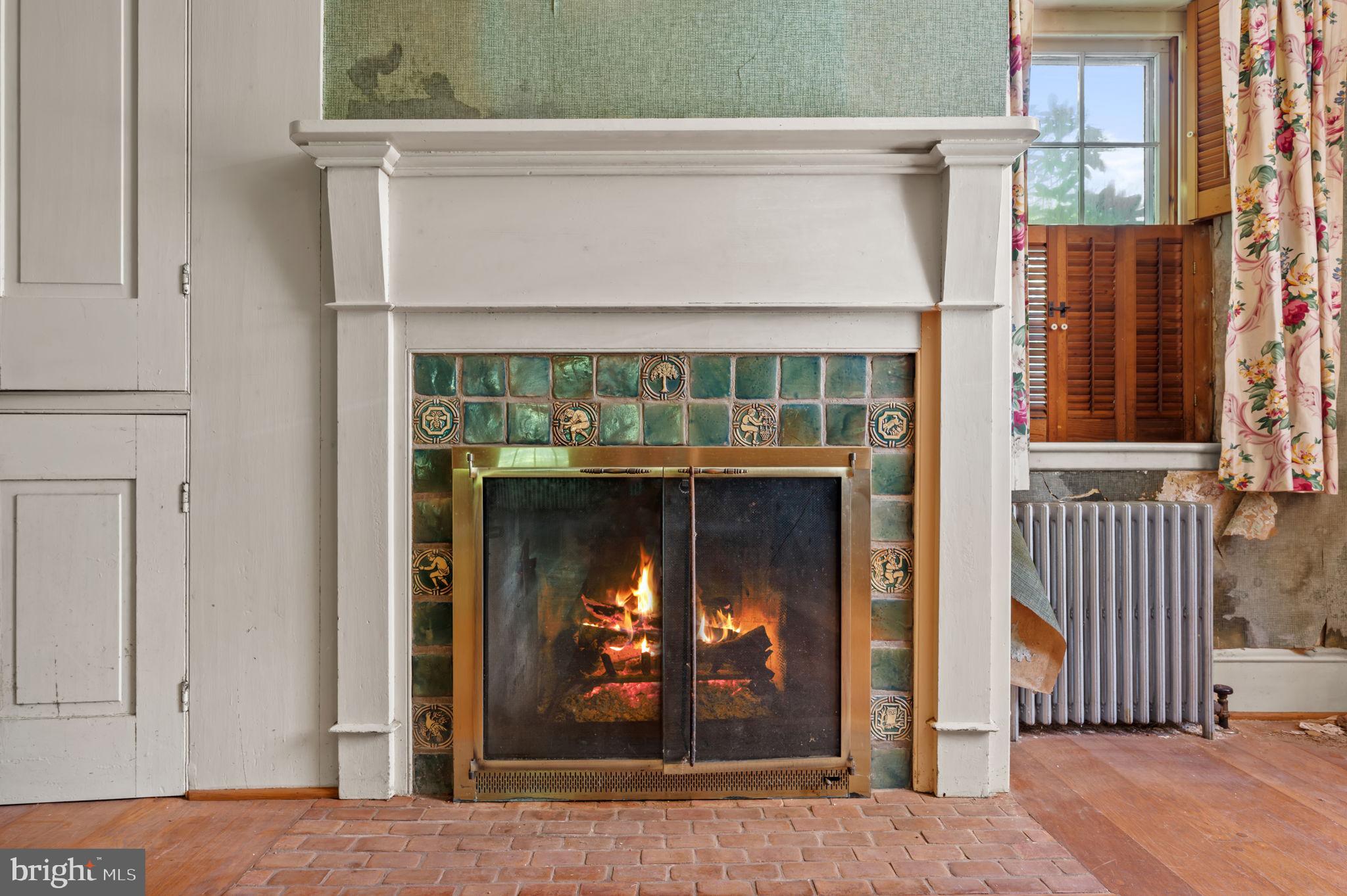 4386 Old Easton Road Doylestown, PA 18902 - Photo 5 of 34 Mercer tile FIreplace