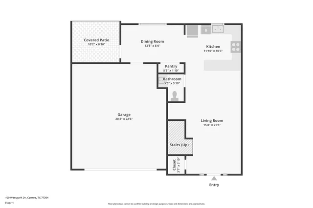 $1,500 | 100 Westpark Drive, Unit 3, Conroe, TX 77304