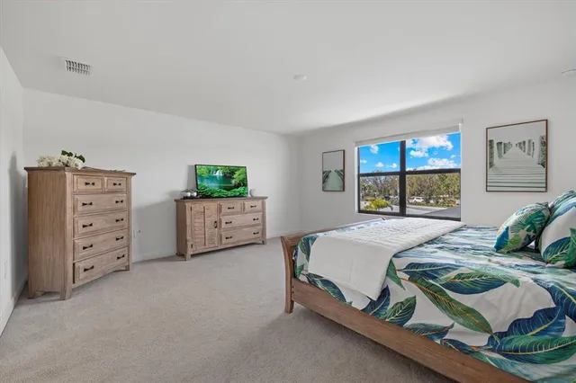 a view of a swimming pool with an outdoor space