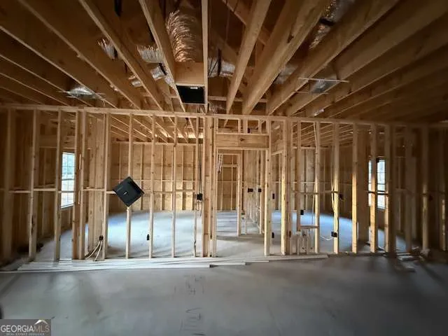 a view of a building with door
