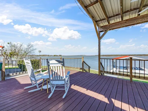 a outdoor view with a lake view