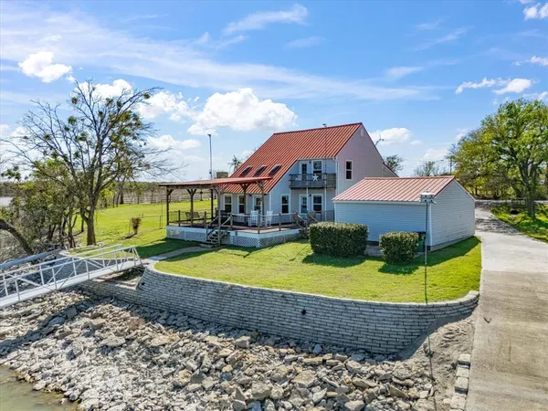 a balcony with wooden floor
