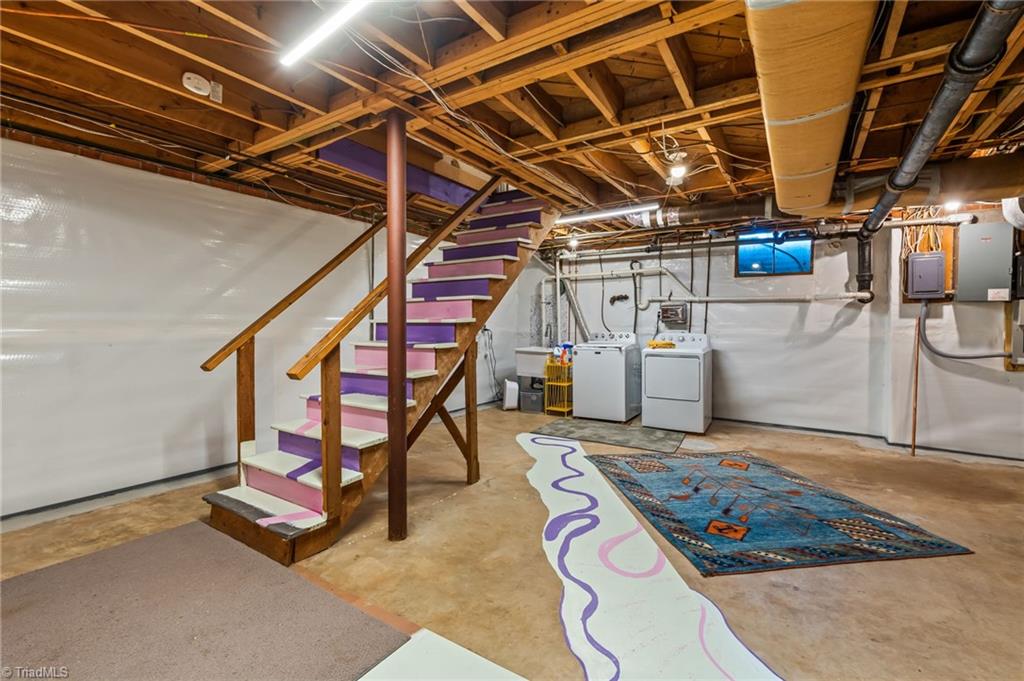 849 Chester Road Winston-Salem, NC 27104 - Photo 32 of 50 Stairs leading to the basement