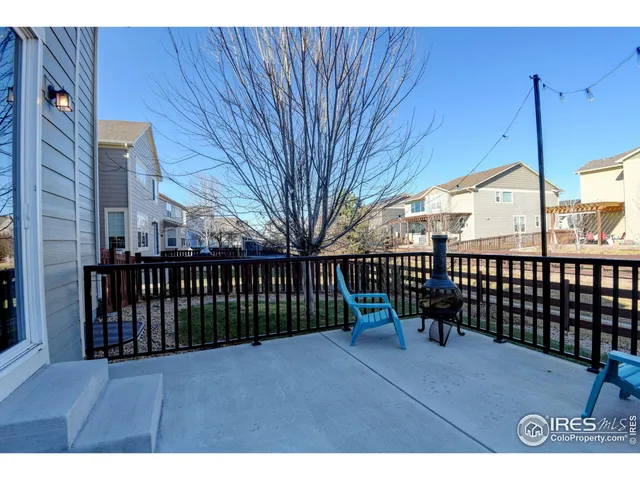 a view of balcony with furniture