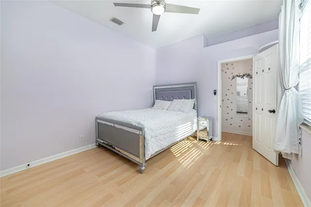 a view of a garage with a house