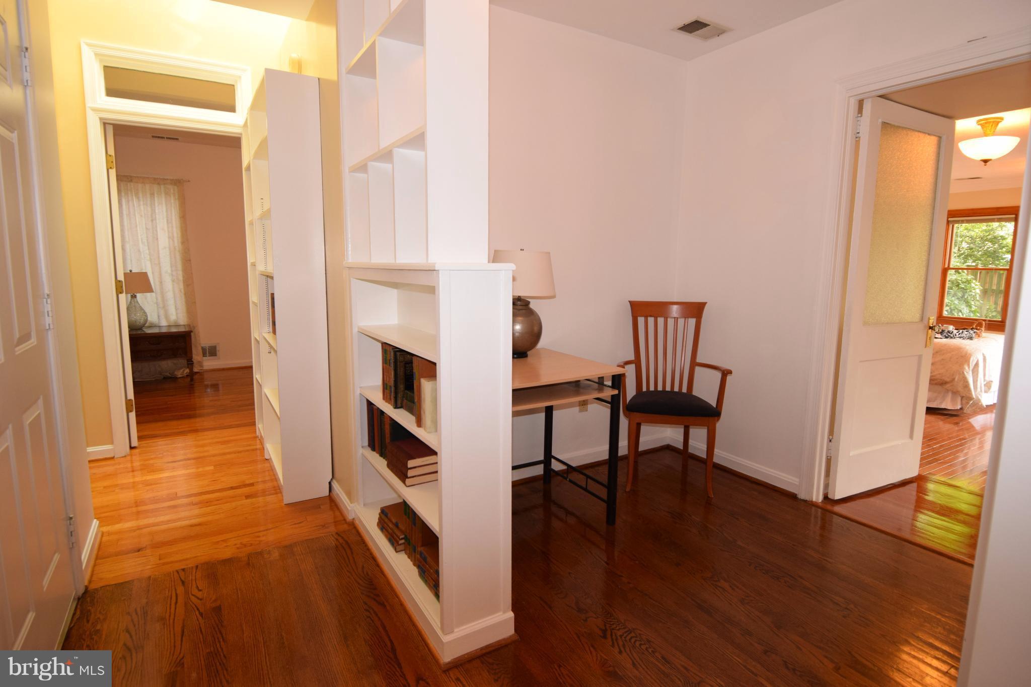 2831 Cameron Road Falls Church, VA 22042 - Photo 13 of 30 Cozy Sitting Area With Built-In Bookcases