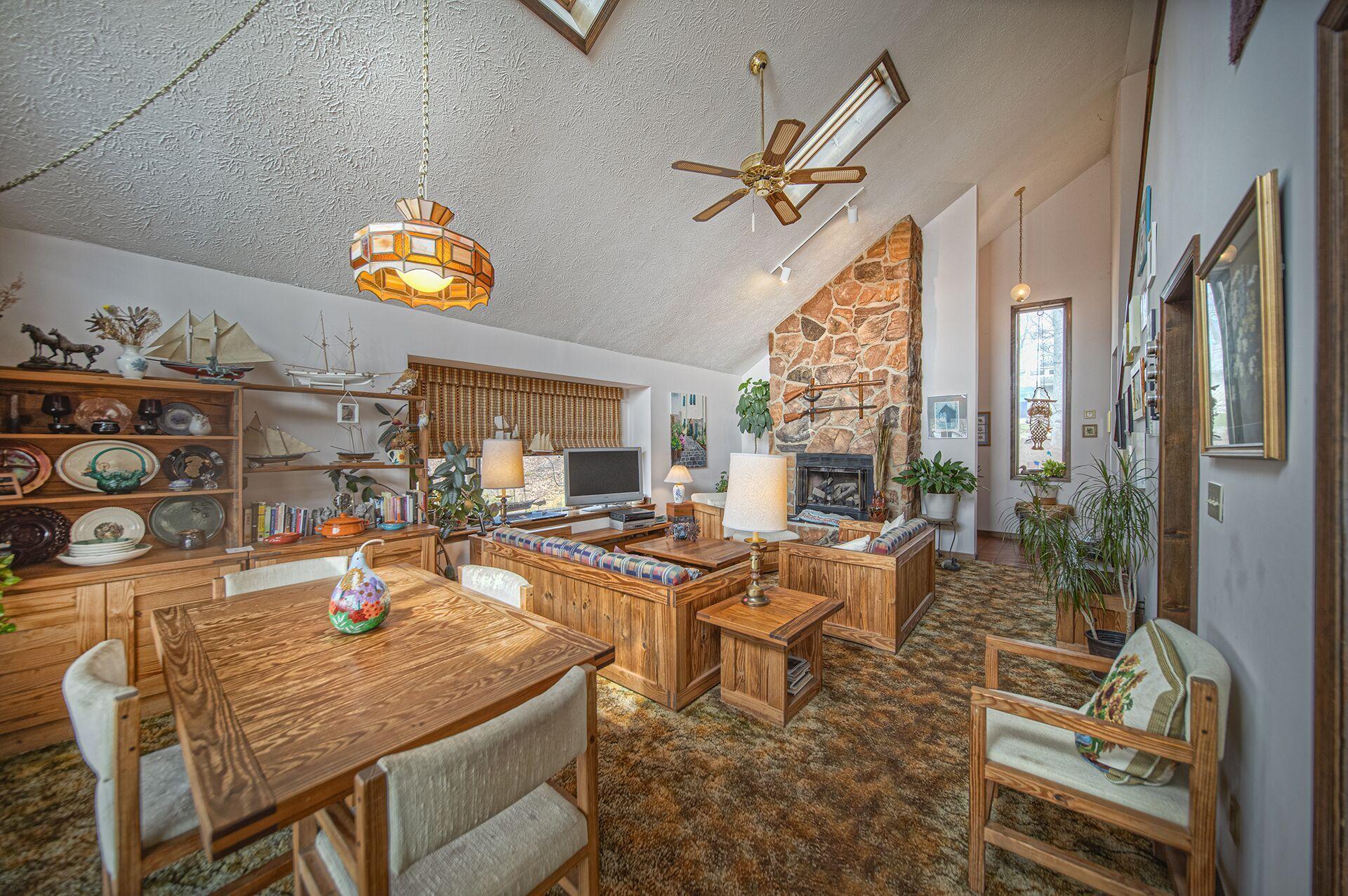 824 High Point Road Moneta, VA 24121 - Photo 11 of 18 Beautiful Fireplace!