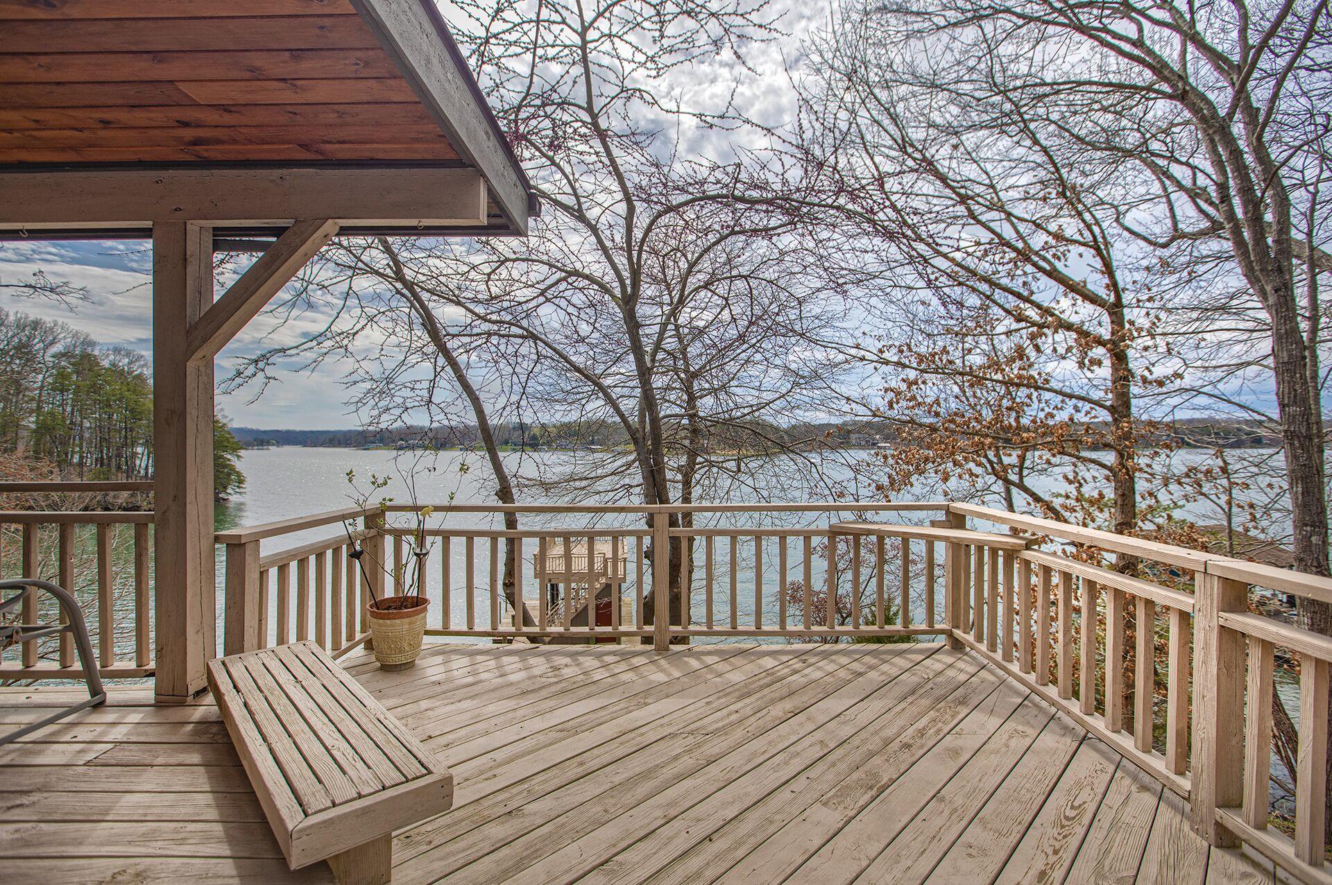 824 High Point Road Moneta, VA 24121 - Photo 7 of 18 Deck w/ Both Covered & Uncovered Areas