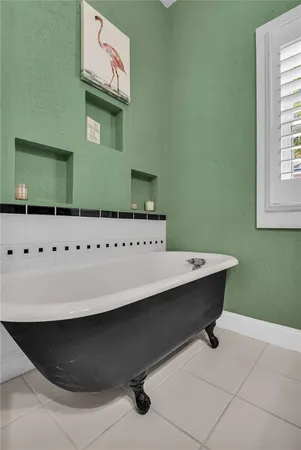 a view of cabinets and window