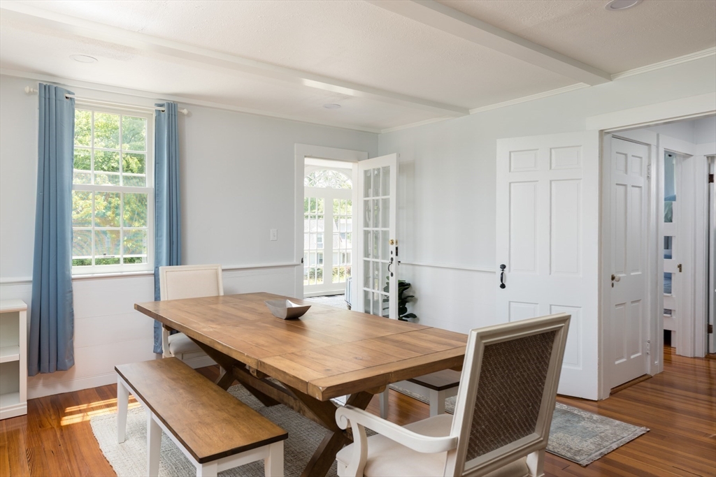 16 Jefferson Shores Road Wareham, MA 02532 - Photo 13 of 35 a view of a dining room with furniture window and wooden floor