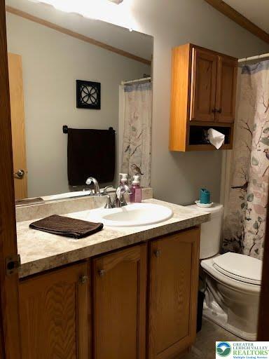4905 Cedar Grove Road Bangor, PA 18013 - Photo 42 of 50 a bathroom with a sink a toilet and mirror