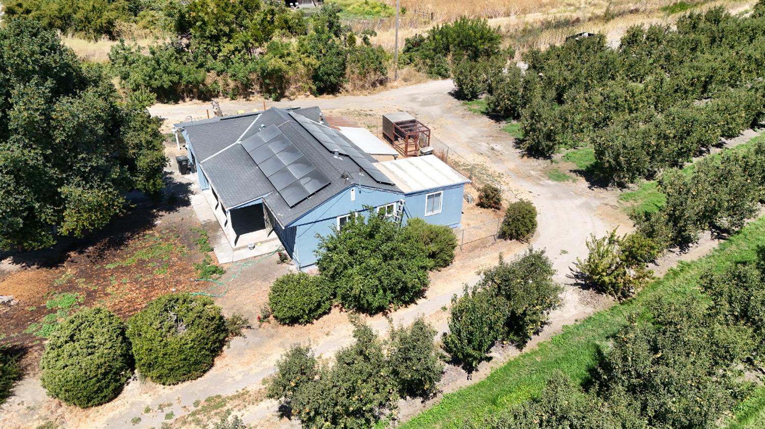 787 West Sutter Island Cross Road Courtland, CA 95615 - Photo 13 of 20 an aerial view of a house with a yard and trees