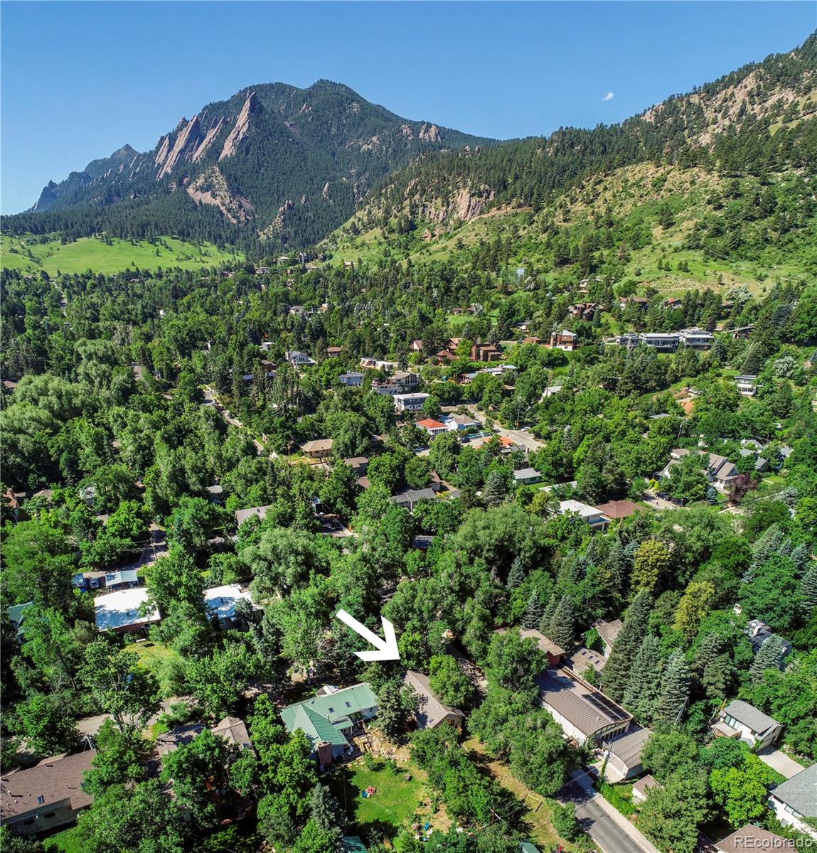 609 Pleasant Street Boulder, CO 80302 - Photo 1 of 28 a view of a lush green field with a tree in the background