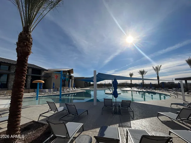a dining room with furniture and a table