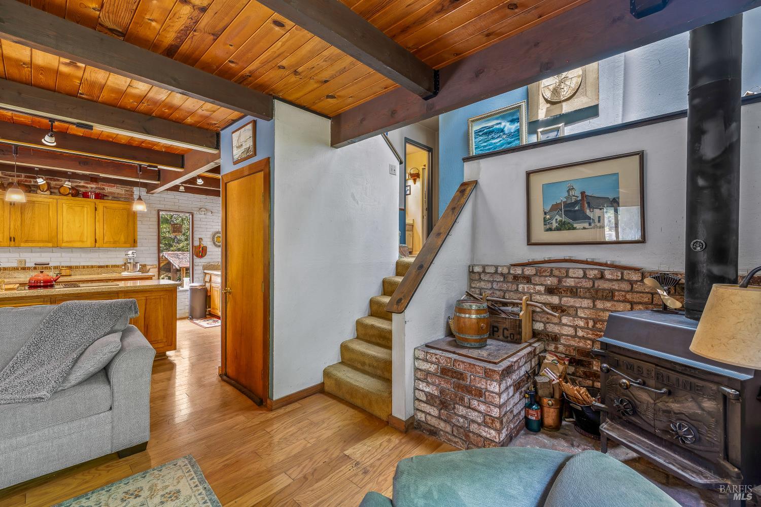 43150 Little Lake Road Mendocino, CA 95460 - Photo 12 of 27 a view of entryway with wooden floor