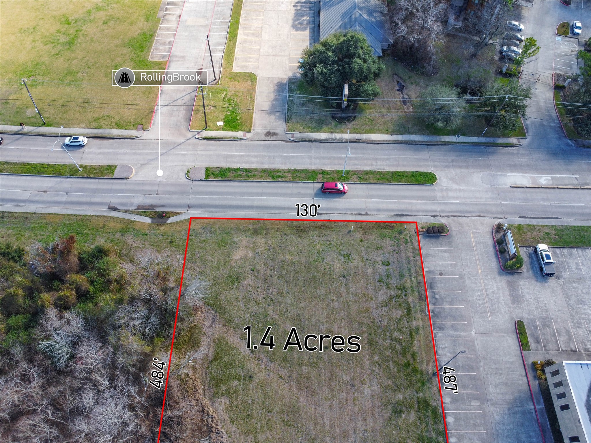 0 Rollingbrook Drive Baytown, TX 77521 - Photo 2 of 6 an aerial view of a house with a yard