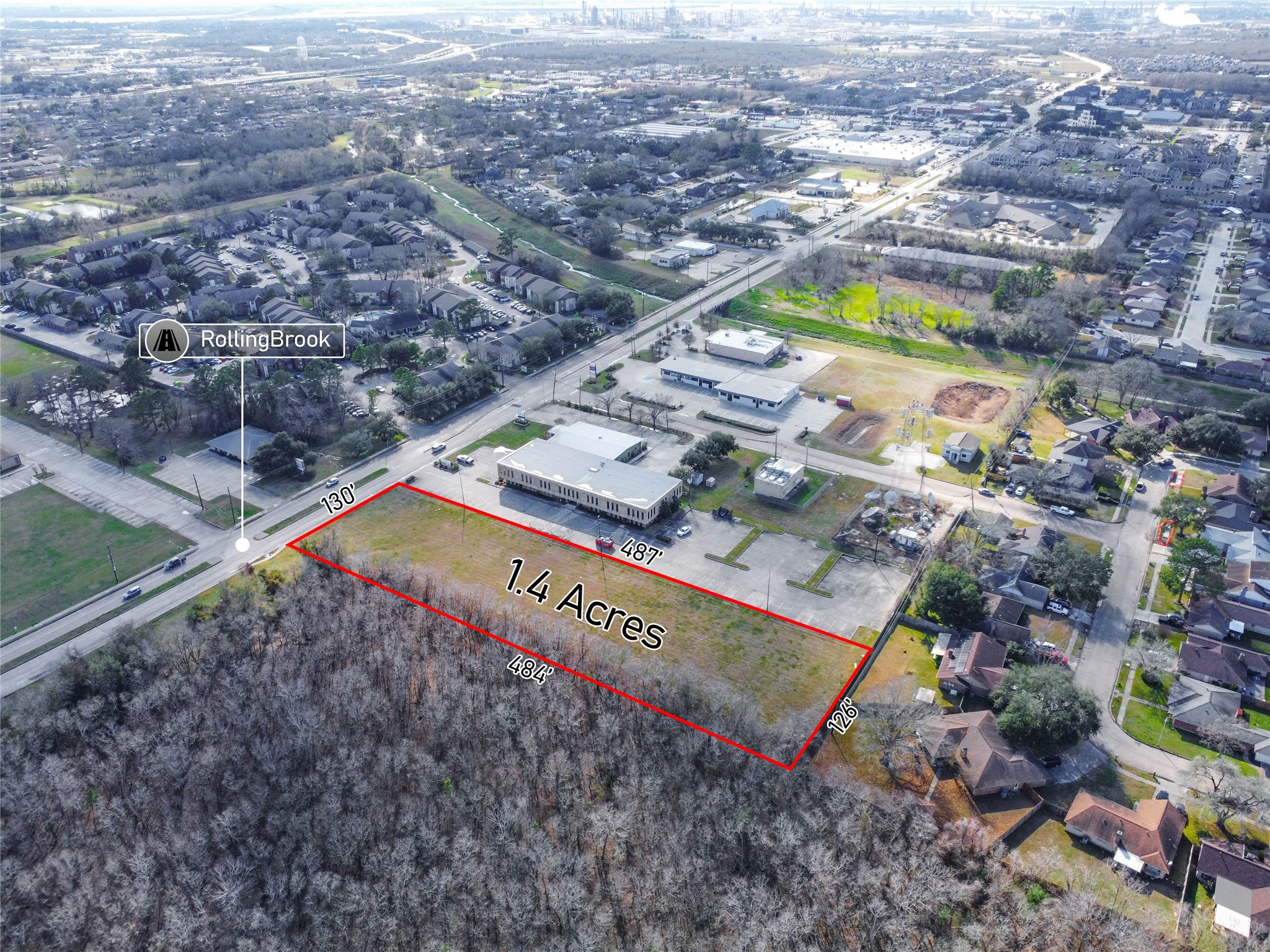 0 Rollingbrook Drive Baytown, TX 77521 - Photo 5 of 6 a view of a city