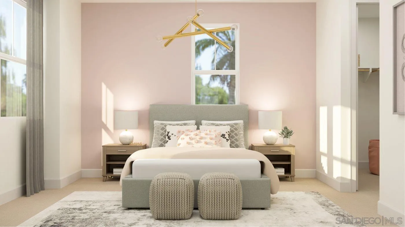 17451 Abbey Road Poway, CA 92064 - Photo 16 of 30 a bedroom with a bed and a window