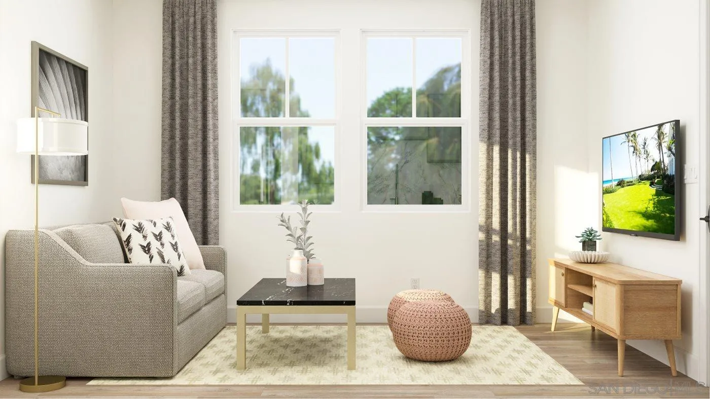 17451 Abbey Road Poway, CA 92064 - Photo 26 of 30 a living room with furniture and a flat screen tv