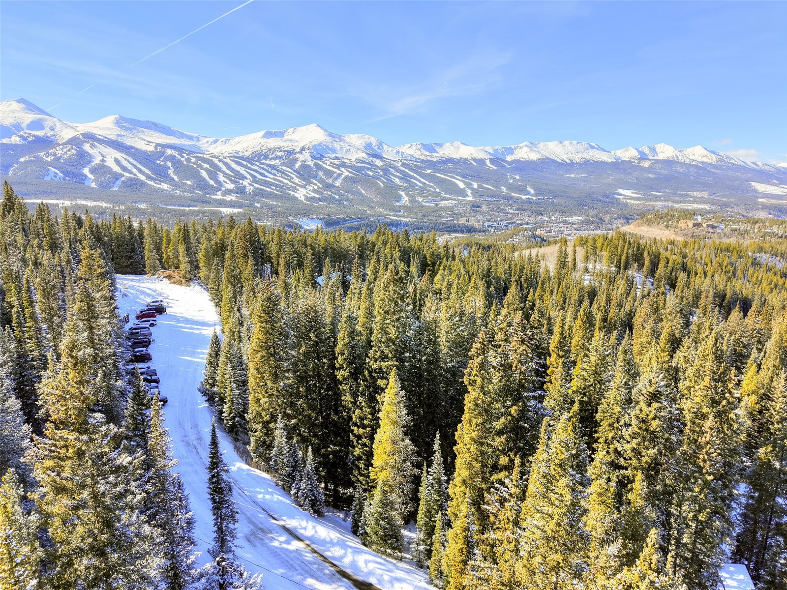3362 Boreas Pass Road Breckenridge, CO 80424 - Photo 11 of 17 a view of a city with a mountain in the background