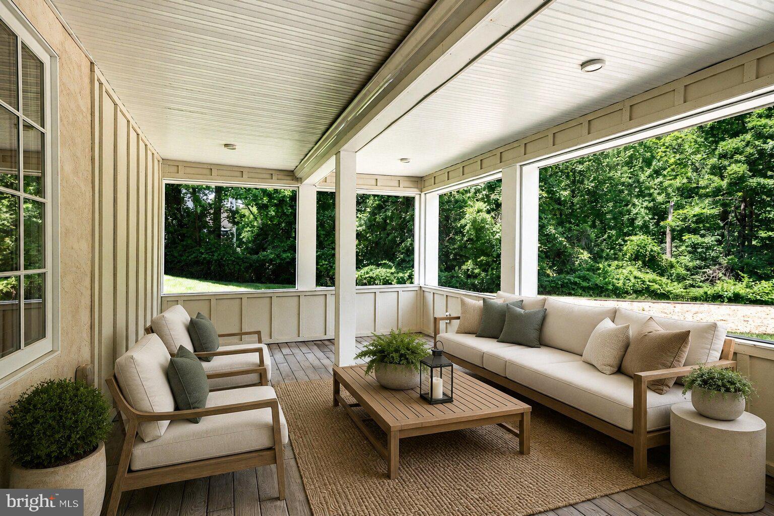 57 Sweetwater Road Glen Mills, PA 19342 - Photo 87 of 106 Screened Porch Virtually Staged