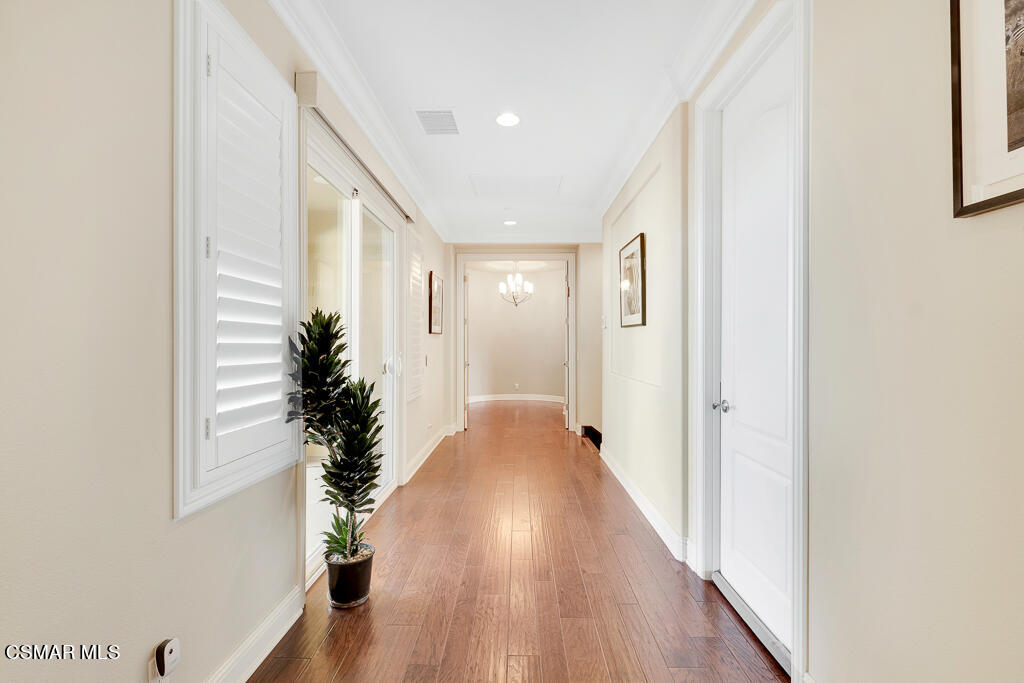 7379 Nicklaus Road Moorpark, CA 93021 - Photo 41 of 85 a view of entryway with livingroom and wooden floor