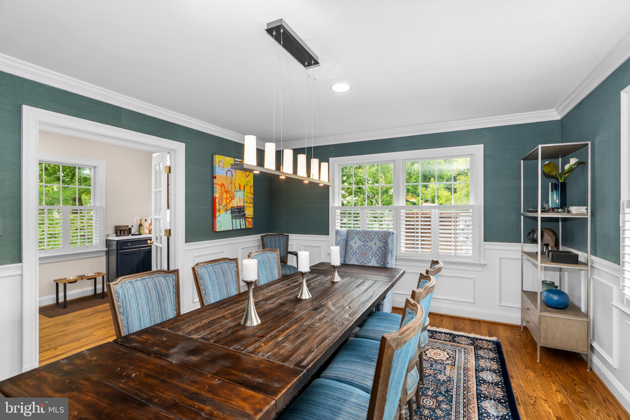 1000 West Braddock Road Alexandria, VA 22302 - Photo 15 of 55 Elegant dining space with modern flair.