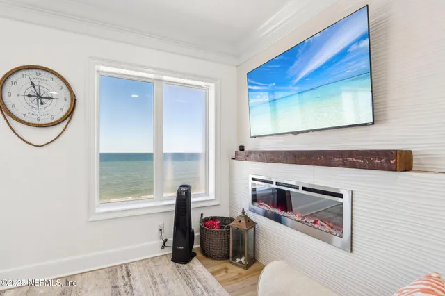 a spacious bathroom with a bathtub shower sink double and mirror