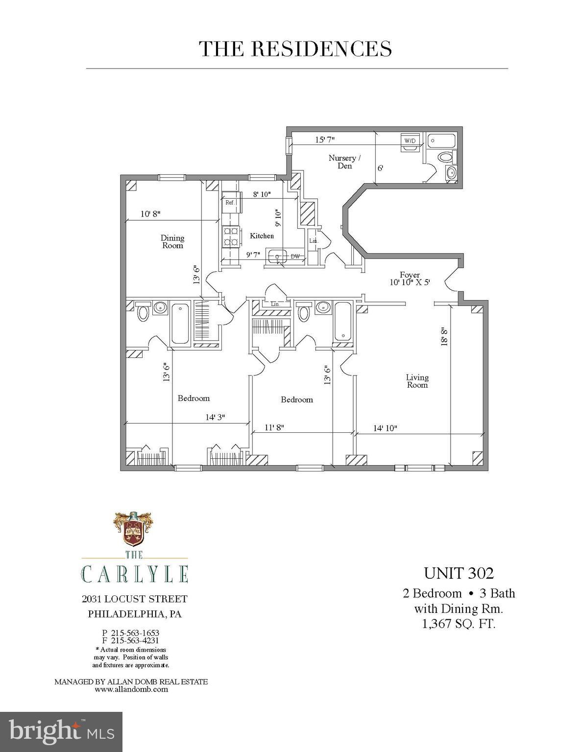 2031 Locust Street, Unit 302 Philadelphia, PA 19103 - Photo 14 of 19