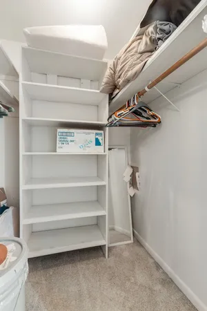 a view of walk in closet