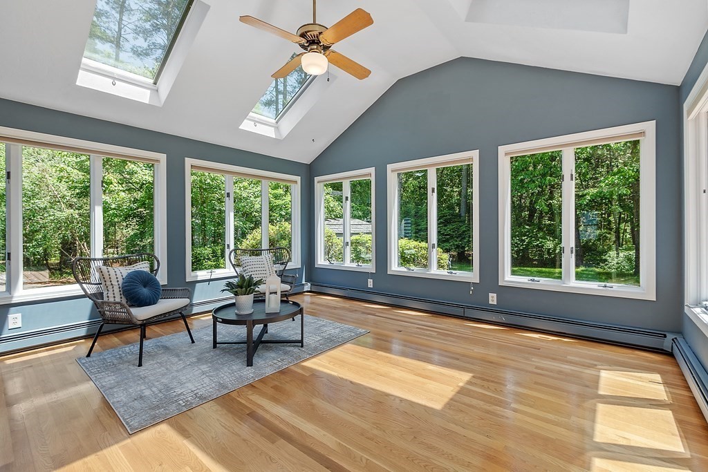 5 Thicket Circle Stow, MA 01775 - Photo 20 of 37 a living room filled with furniture and a large window