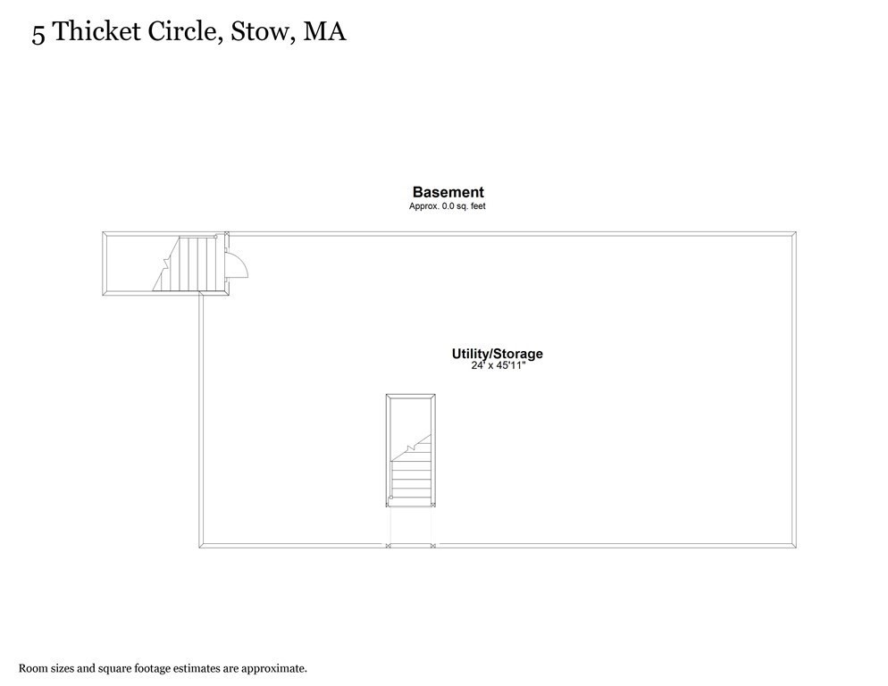 5 Thicket Circle Stow, MA 01775 - Photo 34 of 37 a picture of a room with a floor plan